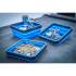 Jeu de Coupelles Magnétiques Silicone Pliables 4 pièces - 115x115x50 mm - Pratique et Résistante - BGS