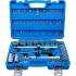 Coffret de Douilles Douze Pans 12,5 mm (1/2) 8-32 mm - 51 pcs - Acier Résistant et Pratique, Pro - D-Work