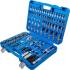 Coffret de Douilles à Profil Ondulé 150 pcs - 6,3 mm (1/4) 12,5 mm (1/2) - Acier Résistant - Polyvalence et Précision - D-Work