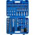 Coffret de Douilles à Profil Ondulé 150 pcs - 6,3 mm (1/4) 12,5 mm (1/2) - Acier Résistant - Polyvalence et Précision - D-Work