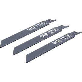 Jeu de Lames de Scie Sabre 3 pcs - Pour Métaux, Compatible Art. 7367 - Coupe Précise et Durable - D-Work
