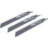 Jeu de Lames de Scie Sabre 3 pcs - Pour Métaux, Compatible Art. 7367 - Coupe Précise et Durable - D-Work