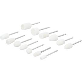 Assortiment de Têtes de Polissage 13 pièces - Accessoires pour Finition et Polissage - BGS