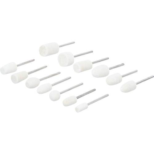 Assortiment de Têtes de Polissage 13 pièces - Accessoires pour Finition et Polissage - BGS