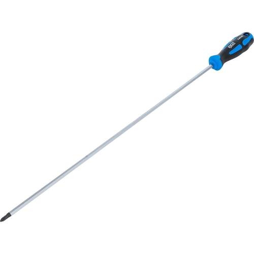 Tournevis Cruciforme PH2 - Lame 450 mm - Acier, Manche Ergonomique - Précision et Confort - BGS