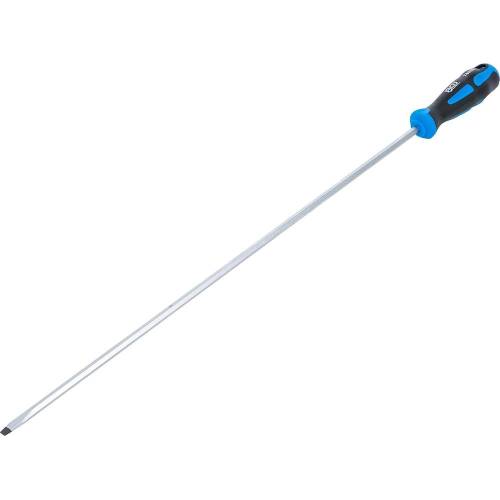 Tournevis Fente 6 mm - Lame 450 mm - Acier, Manche Ergonomique - Précision et Confort - BGS