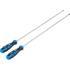 Jeu de 2 Tournevis Extra Longs Fente et Cruciforme PH - Précision et Confort d Utilisation, Acier - D-Work