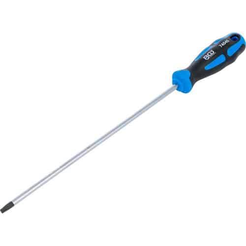 Tournevis Profil T Torx T30 250 mm - Lame Longue et Précise - Acier, Zones Difficiles - D-Work