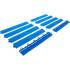 Jeu d'Éléments de Bord de Carreaux 10 pcs - Plastique, Système de Clic - Protection et Finition Facile - D-Work
