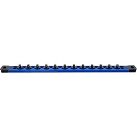 Rail de Support Aimanté pour 12 Douilles 6,3 mm (1/4 ) - Organisation et Accès Facile - BGS