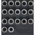 Insert de Servante d Atelier 1/6 - Jeu 17 pcs Outils Écrous Antivol Land Rover - Résistance et Précision - D-Work