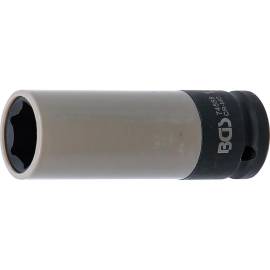 Douille à Choc 12,5 mm (1/2) - 18,5 mm, Protection Intégrée - Résistante et Sécurisée - BGS
