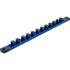 Rail de Support Aimanté pour 12 Douilles 12,5 mm (1/2) - Organisation et Accès Rapide - Acier - D-Work