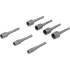 Jeu d Extracteurs de Vis et Écrous 7 pcs - Entraînement Six Pans Mâle 6,3 mm (1/4) - Pour Perceuses, Pratique - D-Work