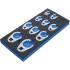 Insert de Servante d Atelier 2/3 - Jeu de 14 Clés Crowfoot 12,5 mm (1/2) - Précision et Accessibilité - D-Work