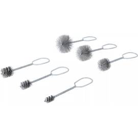 Jeu de Brosses de Nettoyage des Trous 6 pcs - Nylon Résistant - Nettoyage Précis et Efficace - D-Work