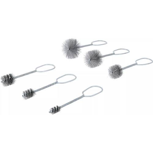 Jeu de Brosses de Nettoyage des Trous 6 pièces - Nylon Résistant - Nettoyage Précis et Efficace - BGS