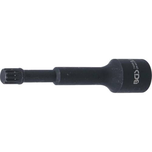 Douille à Embouts à Choc Spéciale 115 mm - 12,5 mm (1/2 ), Polygone Femelle XZN M12 - Usage VAG - Précision et Robustesse - BGS