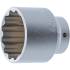 Douille pour Clé 20 mm (3/4) 60 mm - Douze Pans - Précision et Robustesse, Acier - D-Work