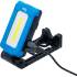 Lampe de Travail COB-LED Repliable - 8,9 x 5,1 x 15,3 cm - Puissante et Compacte - Plastique, Pro - D-Work