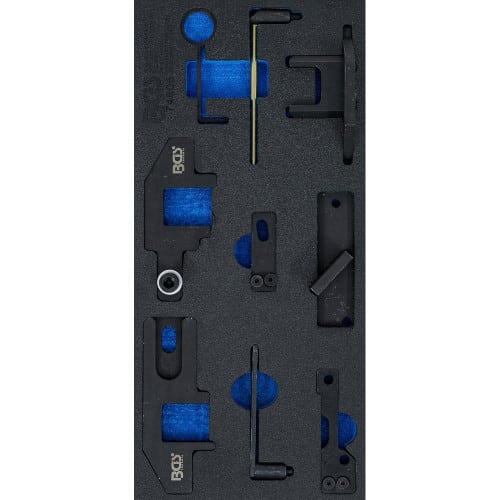 Insert de Servante d Atelier 1/3 - Coffret de Calage pour PSA 1.0 EB0 / 1.2 EB2 Essence - Organisation et Protection Optim - BGS