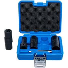 Jeu de Douilles Spéciales Articulées 3 pcs - Six Pans 17-19-21 mm - 12,5 mm (1/2 ) - Puissance et Précision - BGS