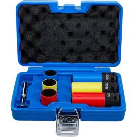 Jeu de Douilles Spiralées 7 pcs 12,5 mm (1/2) 17/19/21 mm - Protection et Puissance - Acier - D-Work