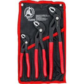 Jeu de Pinces Multiprises 175/240/300 mm - 3 Pièces - Acier Résistant et Prise Sécurisée - BGS