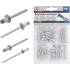 Assortiment de Rivets Pop Ø2,4-4,8 mm - 100 Pièces - Acier Résistant - Fixation Fiable et Rapide - BGS