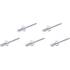 Assortiment de Rivets Pop D.4,8 mm - 50 pcs - Acier, Résistants et Pratiques, Plastique - D-Work