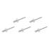 Assortiment de Rivets Pop D.4,8 mm - 50 pcs - Acier, Résistants et Pratiques, Plastique - D-Work