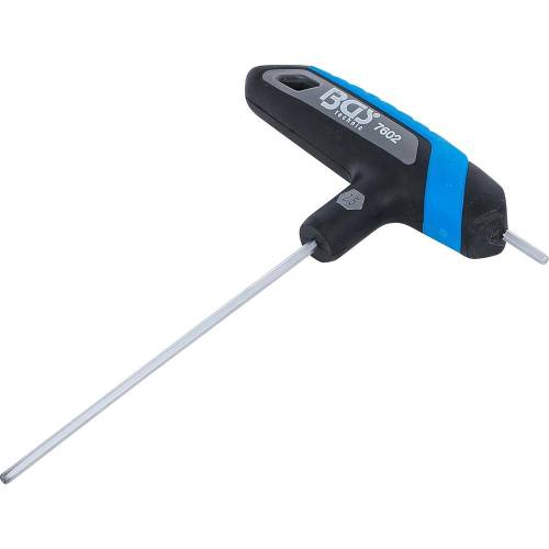 Tournevis Poignée en T 2,5 mm - Six Pans Femelle - Précision et Confort d Utilisation - BGS