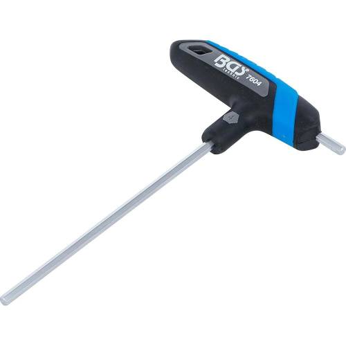 Tournevis Poignée en T 4 mm - Six Pans Femelle - Précision et Confort d Utilisation - BGS