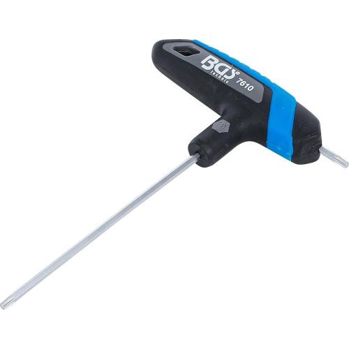 Tournevis à Poignée en T Profil Torx T10 - 20,6 cm - Précision et Confort d Utilisation, Acier - D-Work