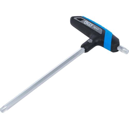 Tournevis à Poignée en T Profil Torx T45 - 29,1 cm - Précision et Confort d Utilisation, Acier - D-Work