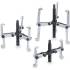 Jeu d Extracteurs 3 pcs - 150/100/75 mm - 2/3 Bras - Extraction Facile et Polyvalente, Acier, Pro - D-Work