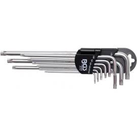 Jeu de Clés Allen Extra Longues 9 pcs TS10 - TS50 - Profil Torx Plus - Précision et Confort d Utilisation - D-Work