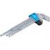 Jeu de Clés Allen Extra Longues 9 pcs TS10 - TS50 - Profil Torx Plus - Précision et Confort d Utilisation - D-Work