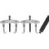 Extracteur Parallèle 2 Griffes 50-130 mm - Filetage Fin - Précision et Robustesse - BGS