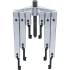Jeu d Extracteurs 2 Griffes 35-130 mm - 7 pcs - Acier Résistant - Extraction Facile et Sécurisée - D-Work