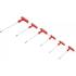 Tournevis à Poignée en T 6 Pièces T10-T40 - Profil Torx, Perçage Frontal - Prise Ergonomique et Précision - BGS