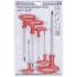 Tournevis à Poignée en T 6 Pièces T10-T40 - Profil Torx, Perçage Frontal - Prise Ergonomique et Précision - BGS
