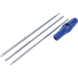 Jeu de 4 Tournevis Profil T Torx - Six Pans Intérieurs - Précision et Confort d Utilisation - D-Work