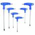 Tournevis à Poignée en T 6 Pièces T10-T40 - Profil Torx, Perçage Frontal - Prise Ergonomique et Précision - BGS