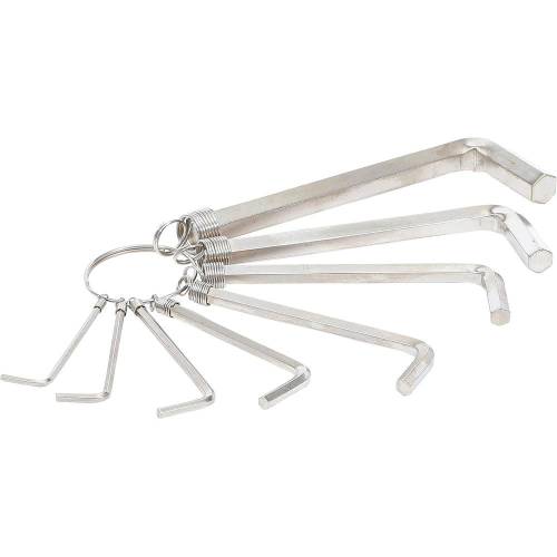 Jeu de Clés Allen 8 Pièces 2-10 mm - Acier Résistant - Précision et Polyvalence - BGS