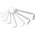 Jeu de Clés Allen 8 pcs 2-10 mm - Acier Résistant - Précision et Polyvalence - D-Work