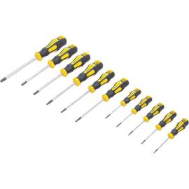 Jeu de Tournevis Profil en T Torx T6-T40 - 11 pcs - Précision et Polyvalence - D-Work