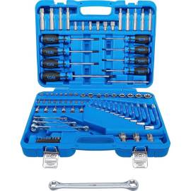 Assortiment d Outils 84 pcs - 6,3 mm (1/4\) 12,5 mm (1/2\) - Profil E et T pour Torx - Polyvalence et Précision - D-Work