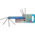 Jeu de Clés Repliables Profil en T Torx T6-T20 - 7 Pièces - Compact et Pratique pour Mécanique - BGS