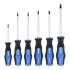 Jeu de Tournevis Profil T Torx T10-T40 - 7 Pièces - Acier Résistant - Précision et Confort d Utilisation - BGS